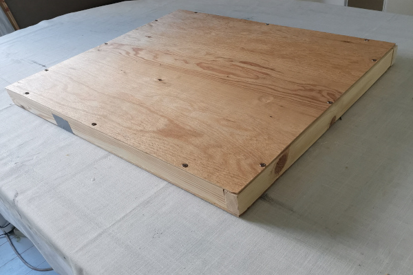 Packaging wooden box painting